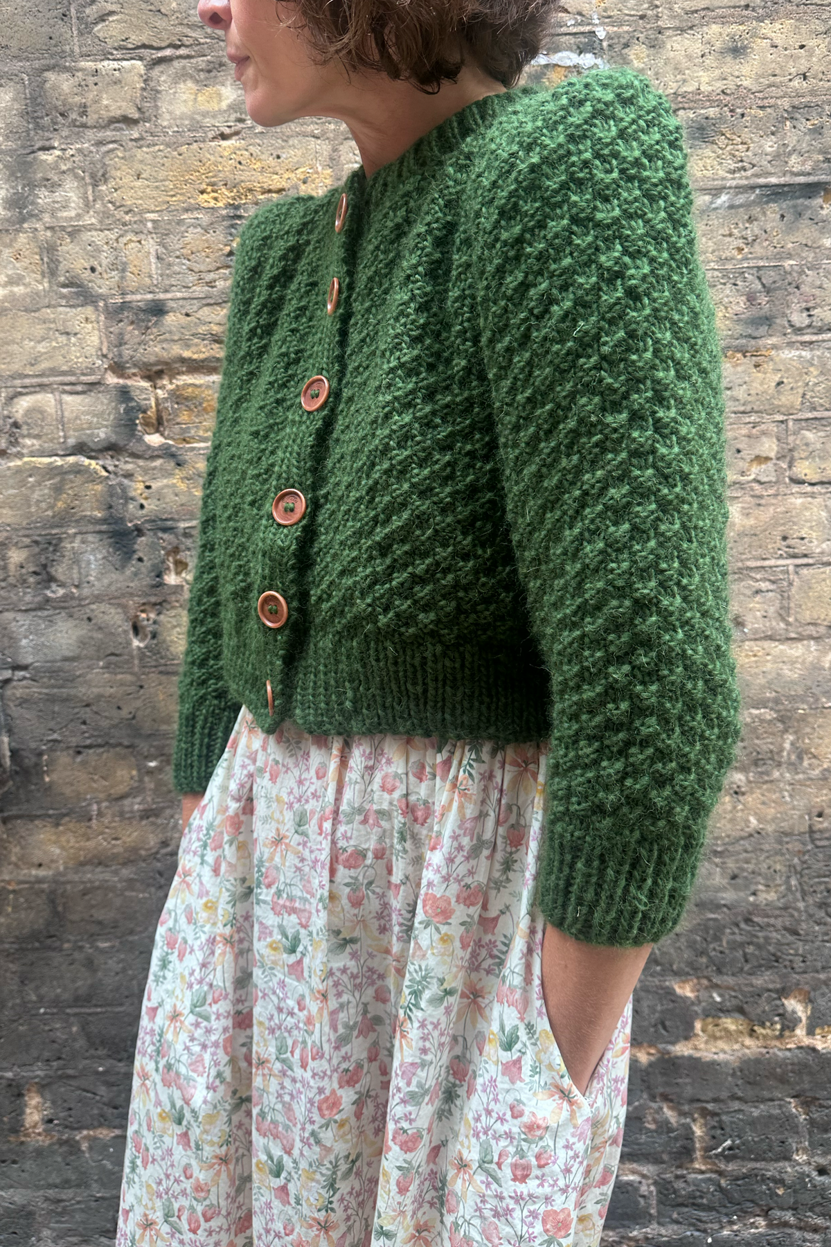 Jenny Cardigan - Bottle Green