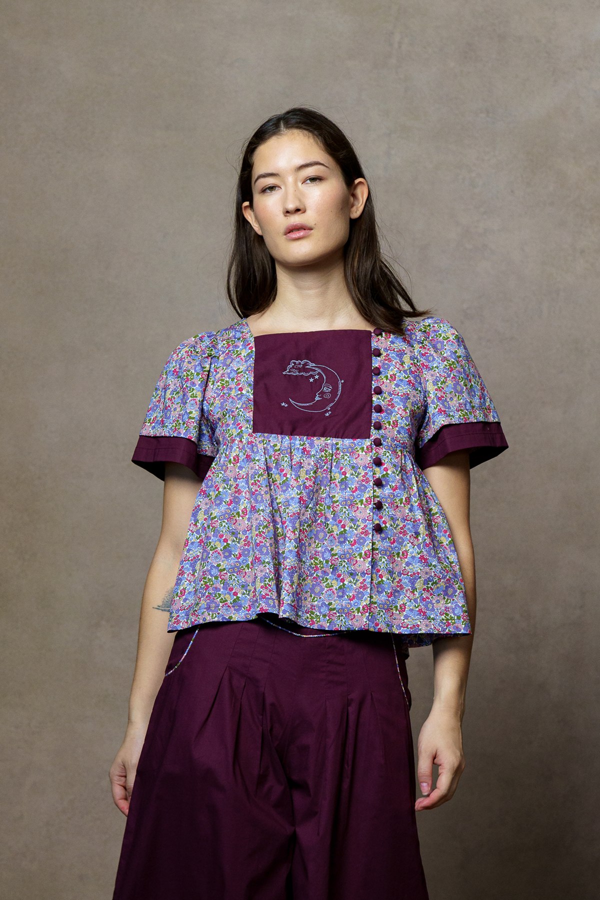 Paula Top - Burgundy