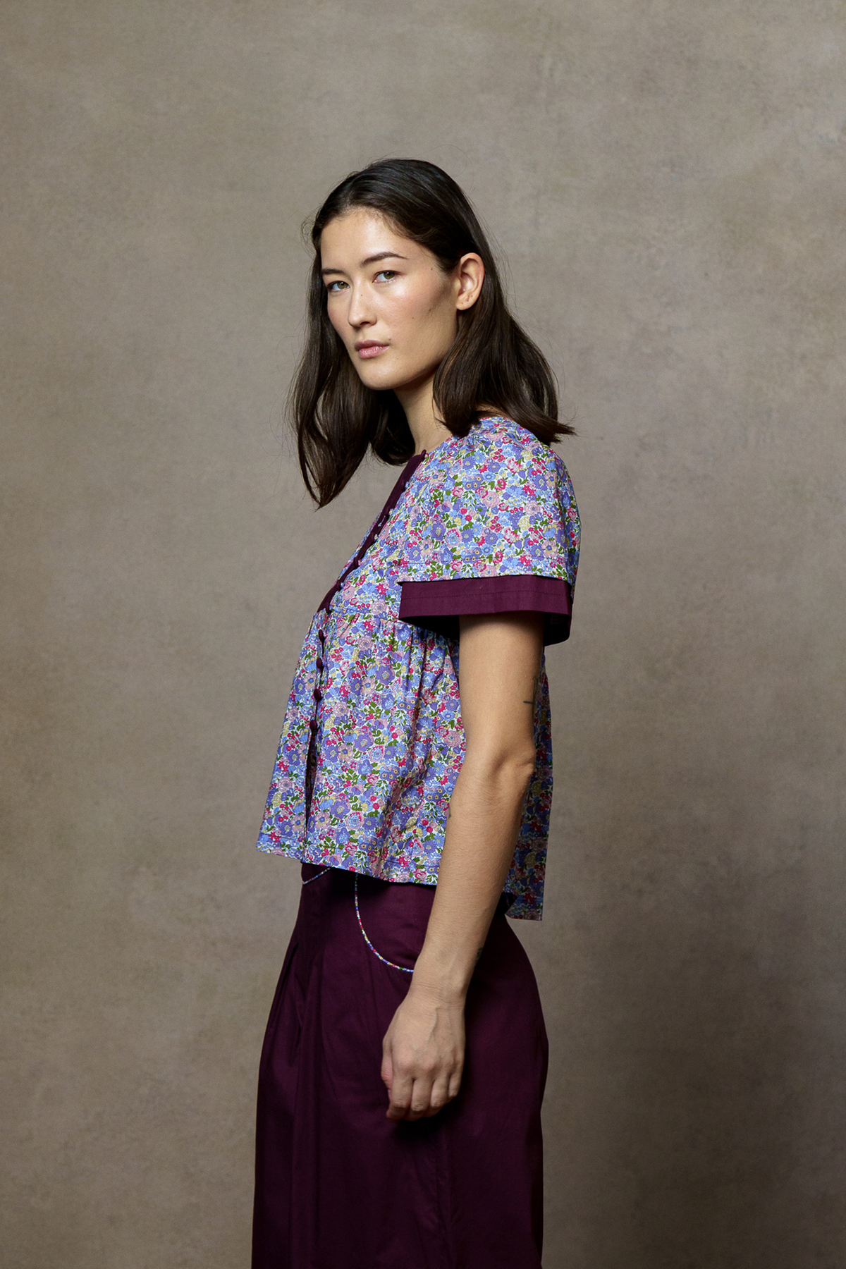 Paula Top - Burgundy