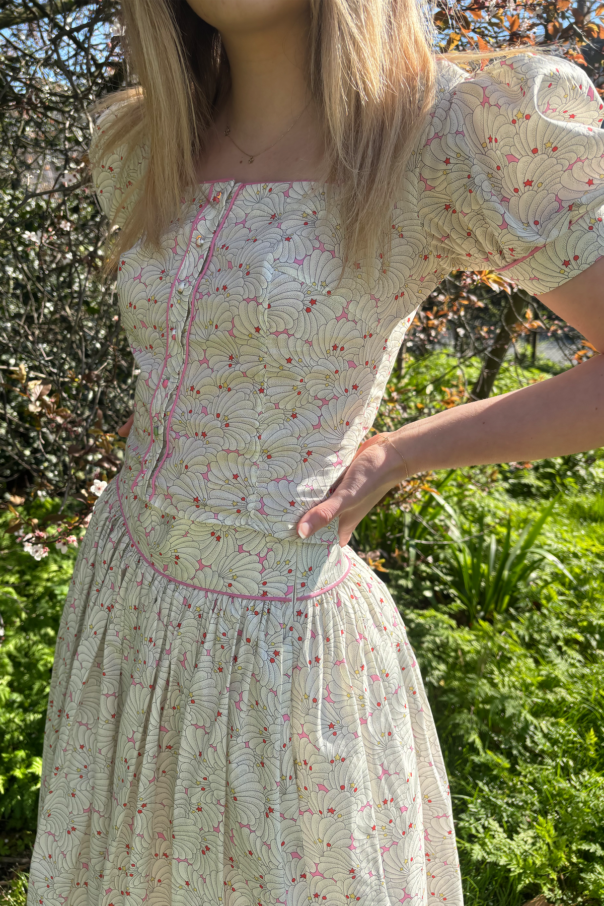 Mabel Pink & White Top