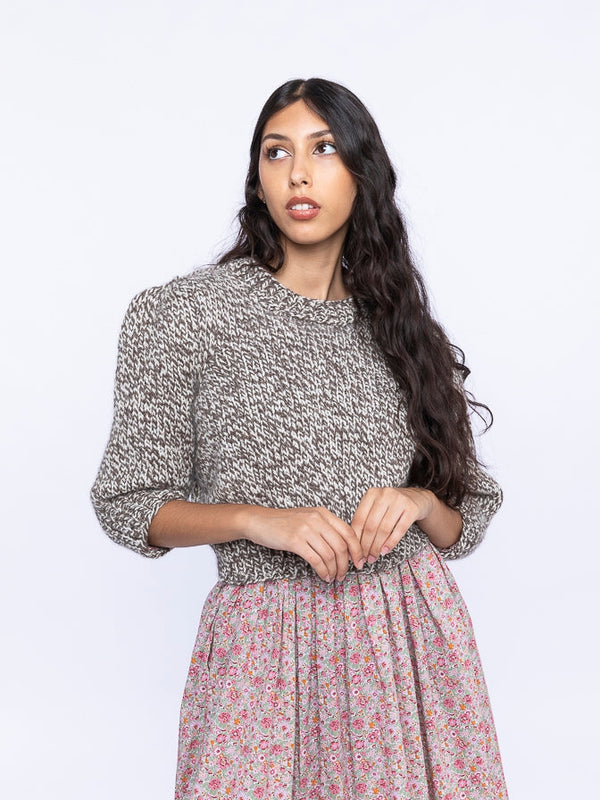 Greta Jumper - Oat Fleck